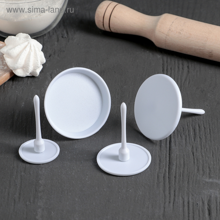 

Набор кондитерских гвоздей Доляна, 4 шт, d=3,5/5/6/7 см, пластик