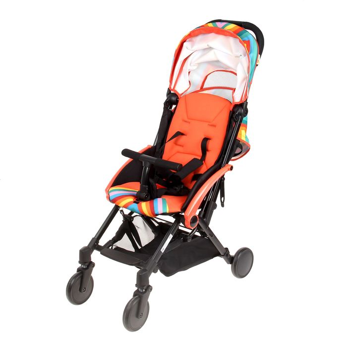 Прогулочная коляска Amber, цвет красный зигзаг