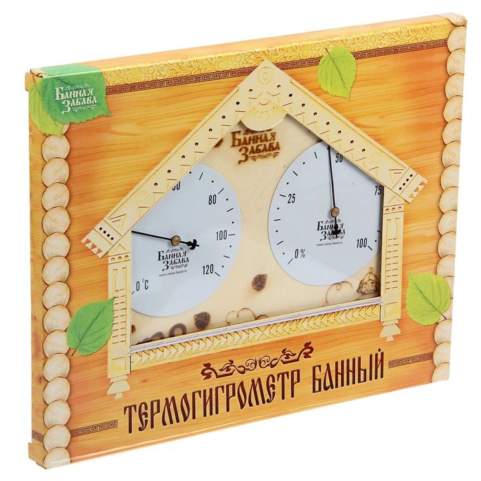 Термогигрометр "Кто парится, тот не старится!"