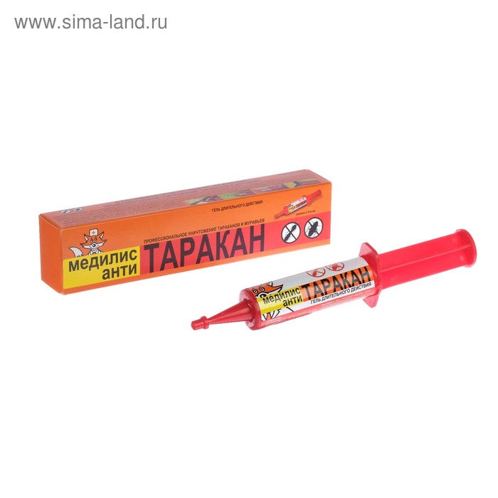 Средство от тараканов Медилис Анти-Таракан шприц в коробочке 30 мл 135₽
