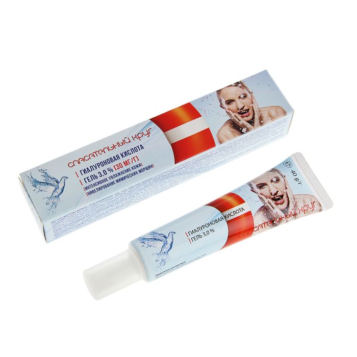 Гиалуроновая кислота гель 3% "СПАСАТЕЛЬНЫЙ КРУГ", 40 гр.