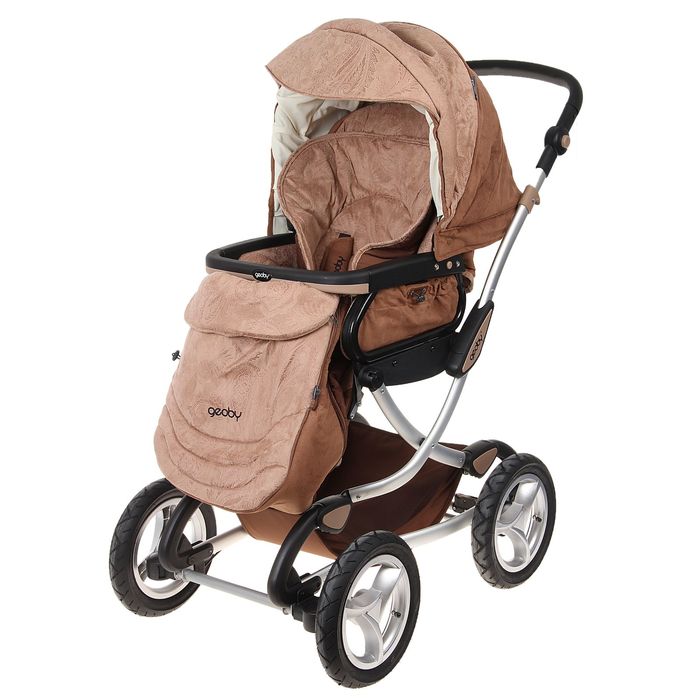 Коляска 2 в 1 Geoby 05C706, цвет коричневый
