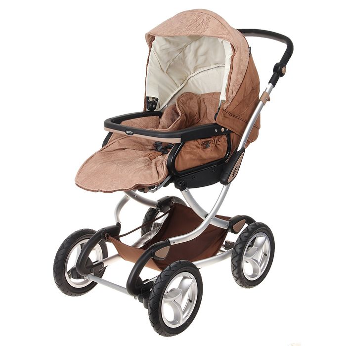 Коляска 2 в 1 Geoby 05C706, цвет коричневый