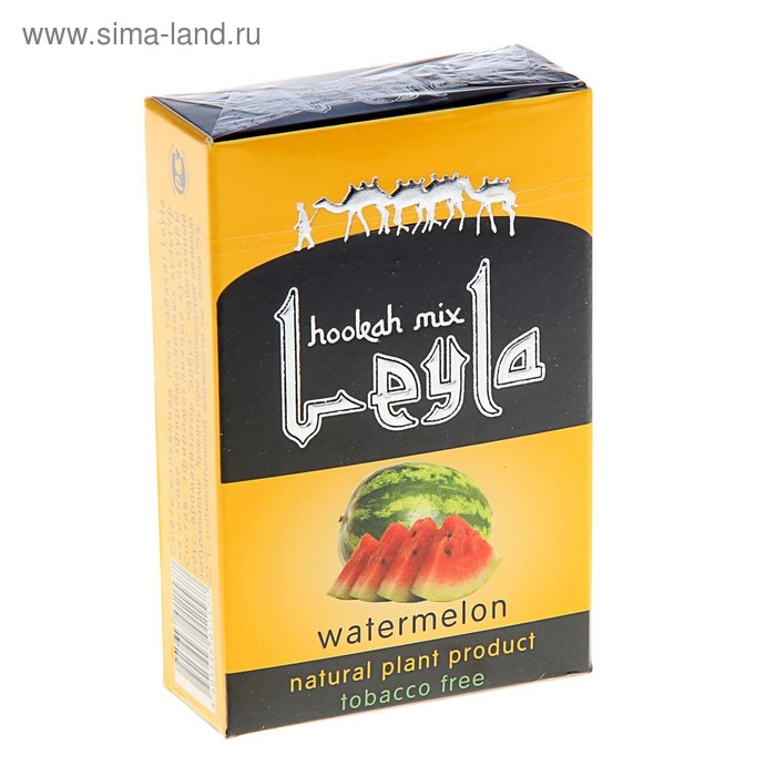

Безникотиновая смесь для кальяна Leyla "Арбуз", 50 г