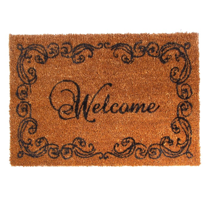 Коврик, кокосовый на ПВХ основе Welcomе