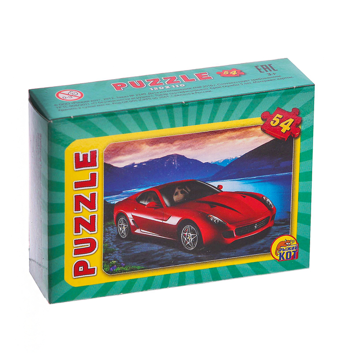 Пазл "Машины", 54 элемента, МИКС