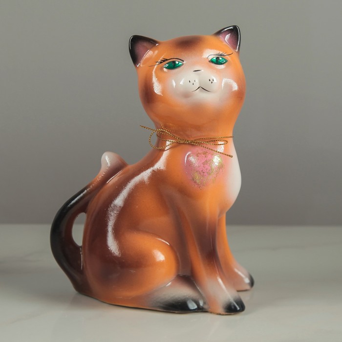 Копилка "Василиса" малая, глянец, шоколадная