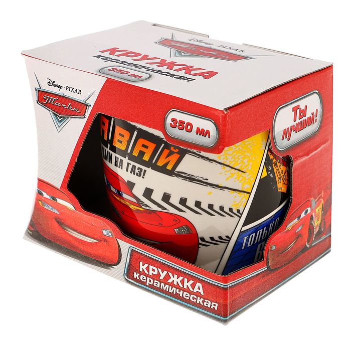 Кружка "Жми на газ" Тачки, 350 мл