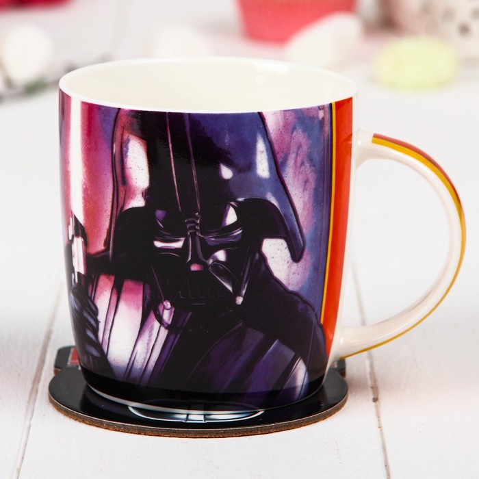 Набор кружка с подставкой "Звездные войны", 350 мл