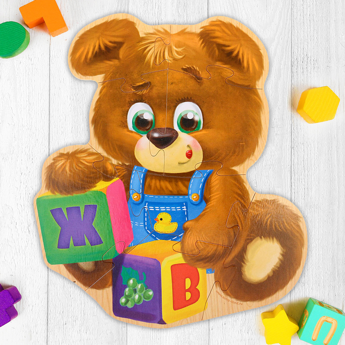 Пазл фигурный "Мишутка"