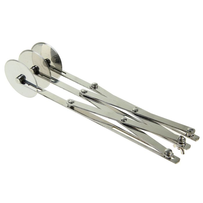 Тесторезка растяжимая 3 диска 24,5х5х3,5 см