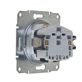 

Розетка "Sedna" SDN3000121, 16 А, одноместная, скрытая, с з/к, шторки, белая