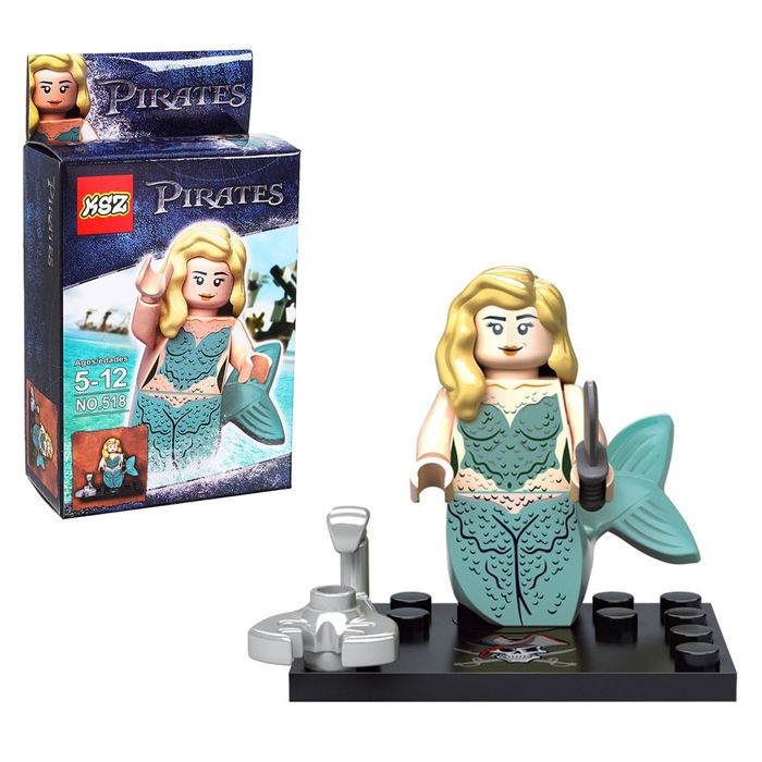 Конструктор «Пират» с аксессуарами, количество деталей 10-13, МИКС