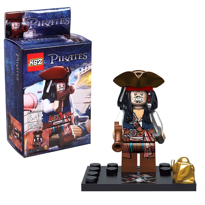 Конструктор «Пират» с аксессуарами, количество деталей 10-13, МИКС