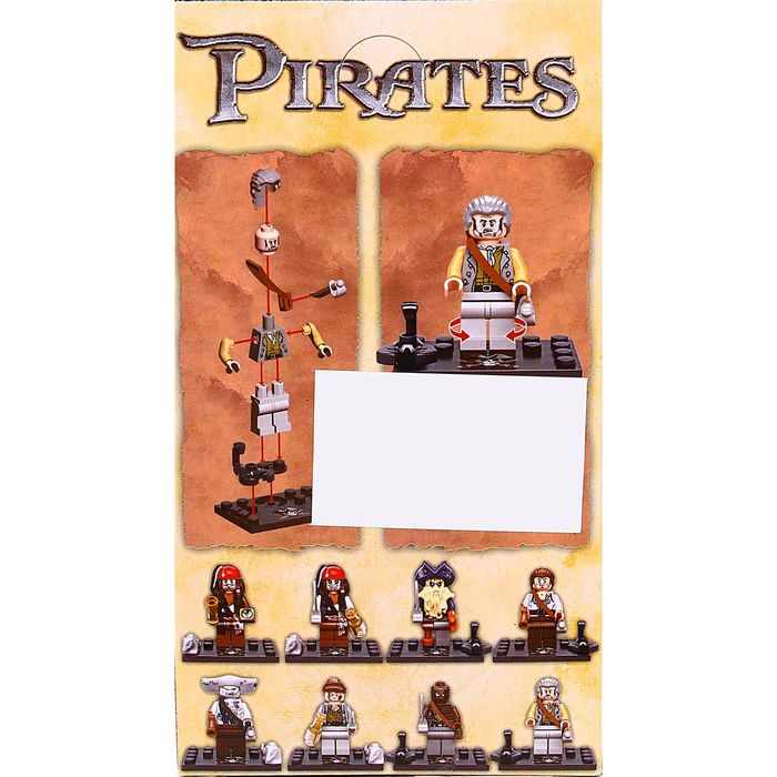 Конструктор «Пират» с аксессуарами, количество деталей 10-13, МИКС