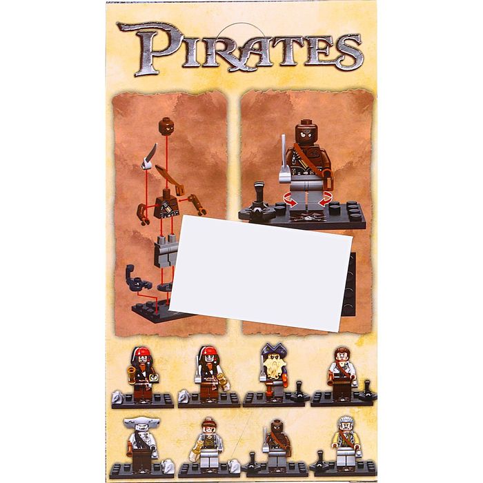 Конструктор «Пират» с аксессуарами, количество деталей 10-13, МИКС