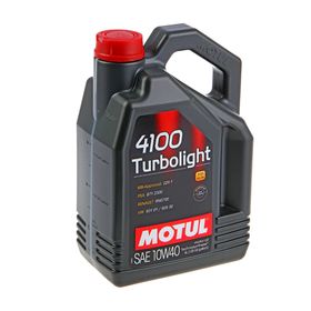 Моторное масло MOTUL 4100 Turbolight 10W-40 А3/В4, 4 л 100355 от Сима-ленд