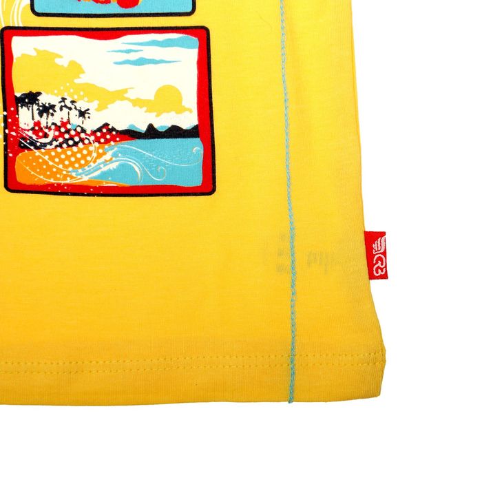 Футболка для мальчика, рост 104 см (56), цвет жёлтый