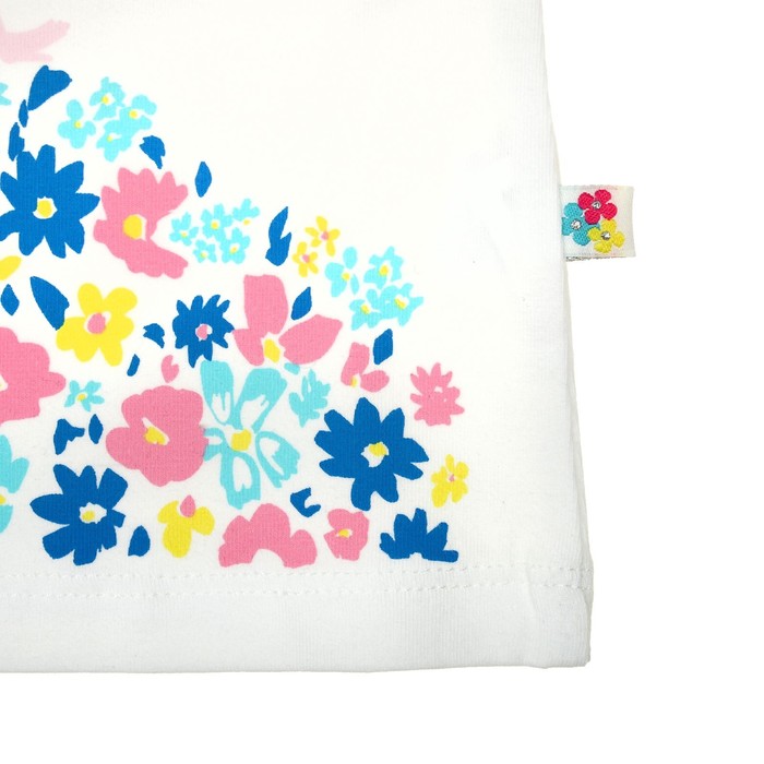 Футболка для девочки, рост 92 см (52), цвет белый