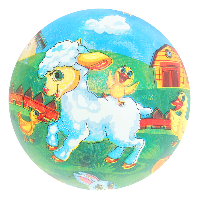 Мяч детский "Домашние животные" 22 см