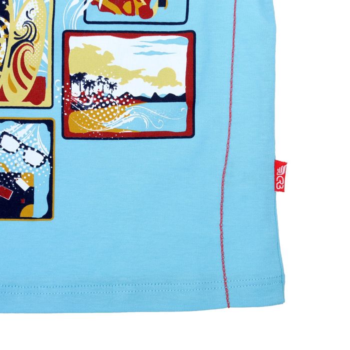 Футболка для мальчика, рост 104 см (56), цвет бирюзовый