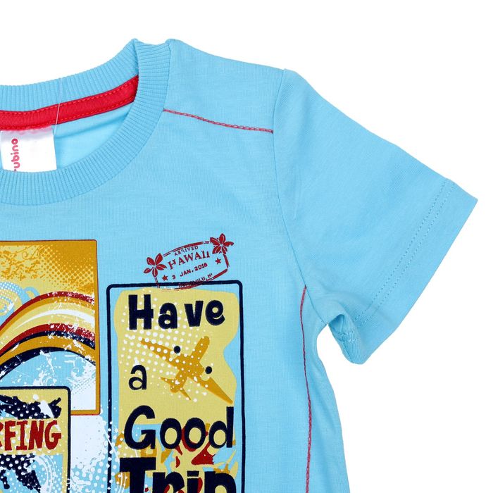 Футболка для мальчика, рост 110 см (60), цвет бирюзовый