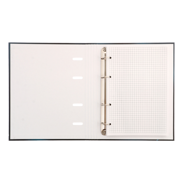 Ежедневник со сменным блоком на металлических кольцах "Мстители", 80 листов