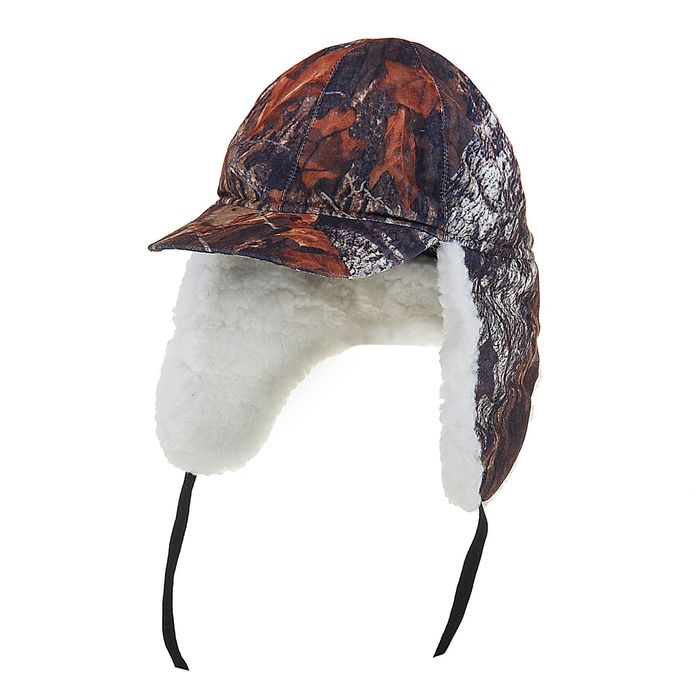 Шапка-ушанка «Охотник», размер 61-62, цвет тёмный лес