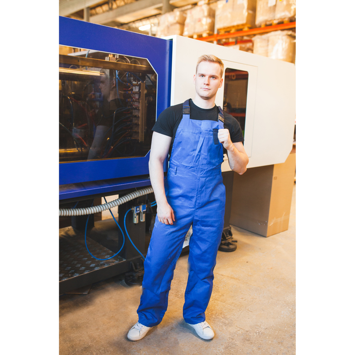 Костюм «Рейнир», куртка, размер 52-54, рост 182-188 см, цвет тёмно-синий/василёк