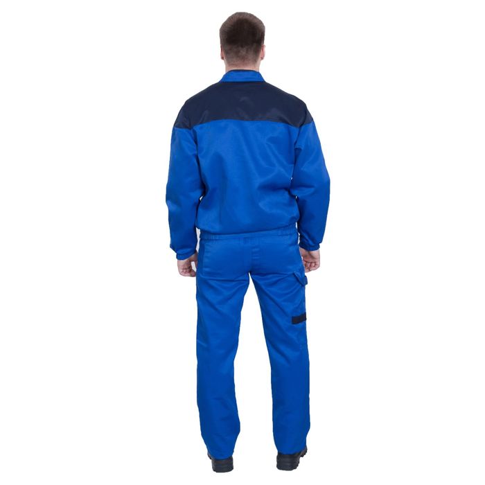 Костюм «Рейнир», куртка, размер 52-54, рост 170-176 см, цвет тёмно-синий/василёк