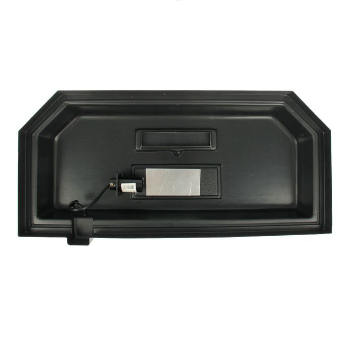 Аквариум с крышкой панорамный с крышкой 150л, черный