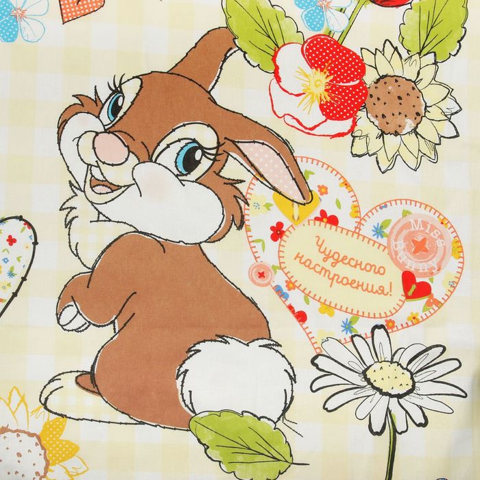 Простыня 1,5 сп "Бемби", размер 150х214 см 100% хлопок, бязь, Дисней беби