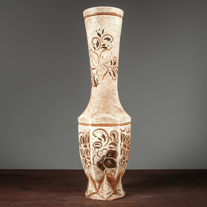 Ваза напольная "Нирвана" резная