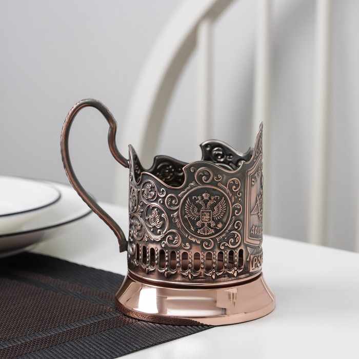 Подстаканник "Отечество. Долг. Честь", (стакан d=6,1 см)