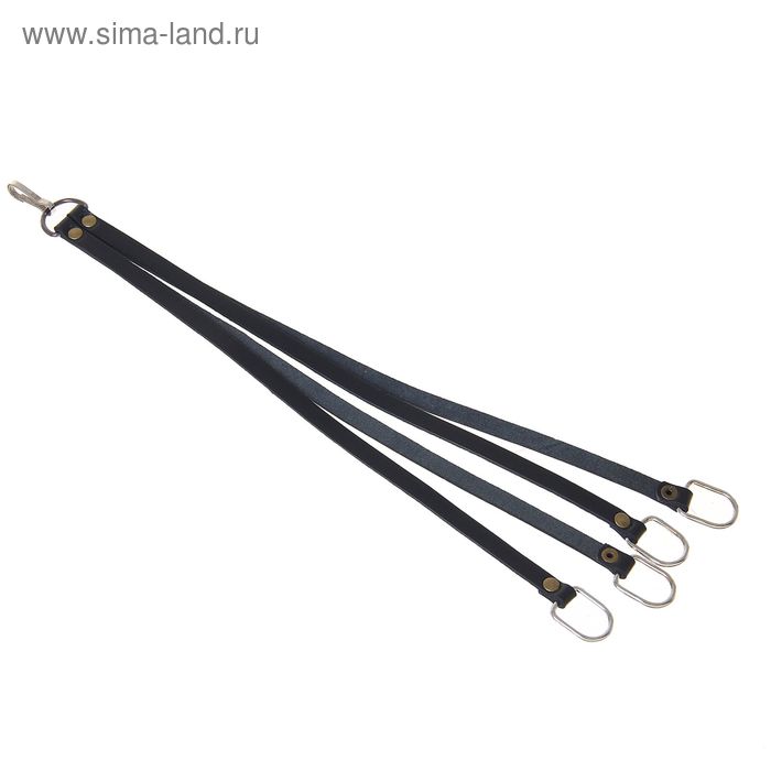 Подвязка утиная с карабином на 4 хвоста (кожа), микс