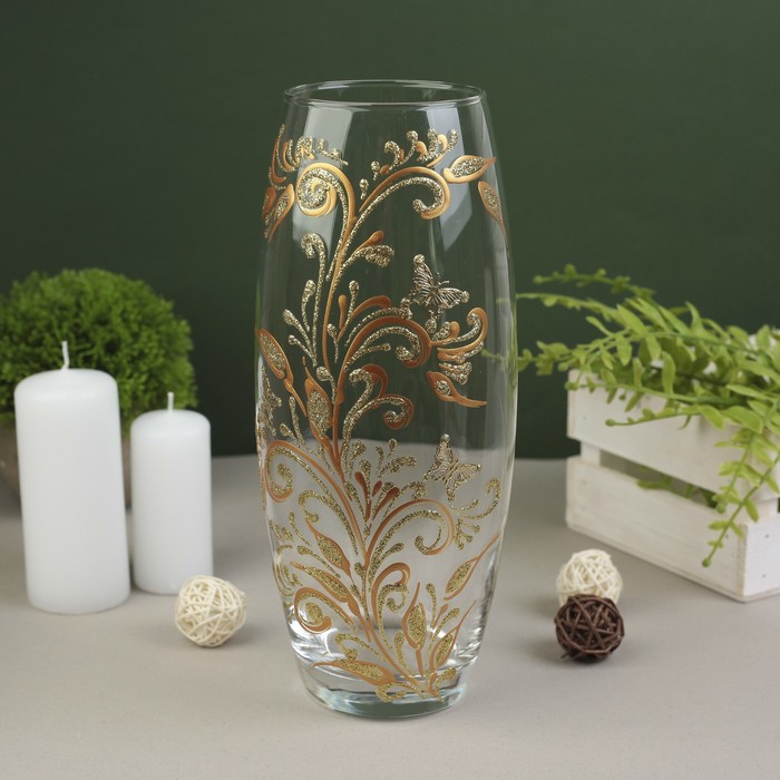 Ваза Flora "Золотой вьюн"