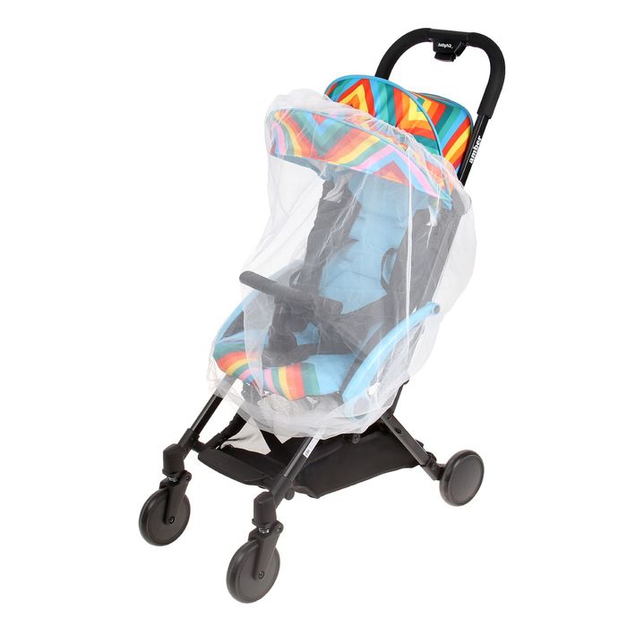 Прогулочная коляска Amber, цвет голубой зигзаг
