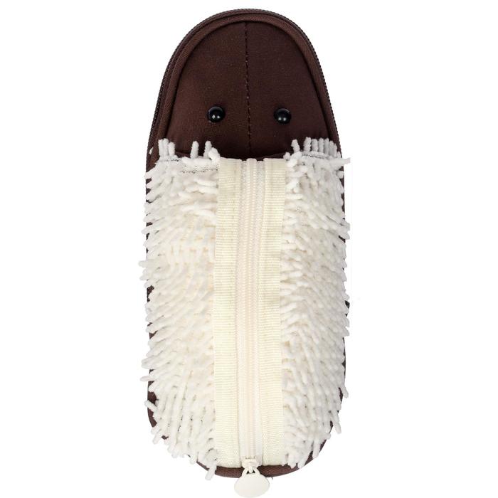 Пенал школьный на молнии Кружева МИКС