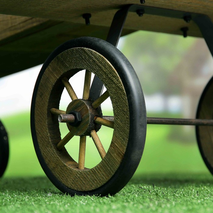 Садовая фигура с подставкой для кашпо "Самолёт"