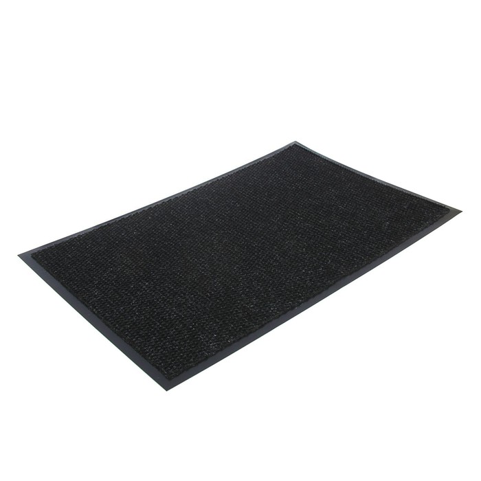 Коврик, влаговпитывающий, ребристый "Престиж", цвет черный
