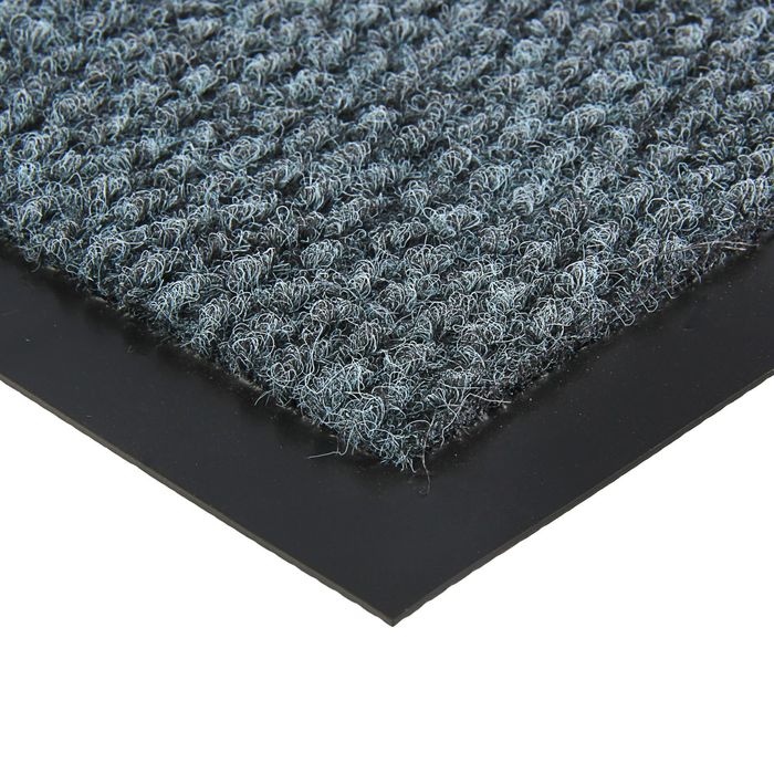 Коврик, влаговпитывающий, ребристый "Престиж", цвет серый