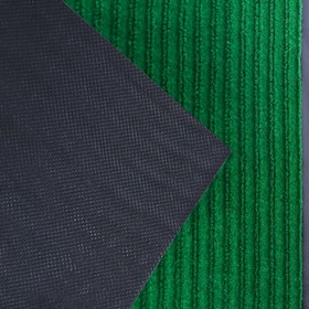 Коврик придверный влаговпитывающий, ребристый, «Стандарт», 60×90 см, цвет зелёный от Сима-ленд