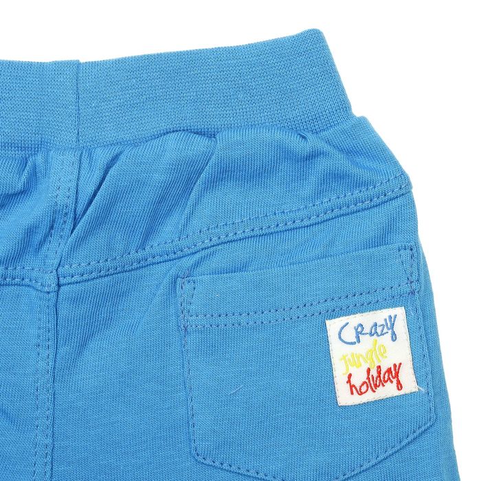 Комплект ясельный (футболка, шорты), рост 80 см (52), цвет жёлтый/голубой