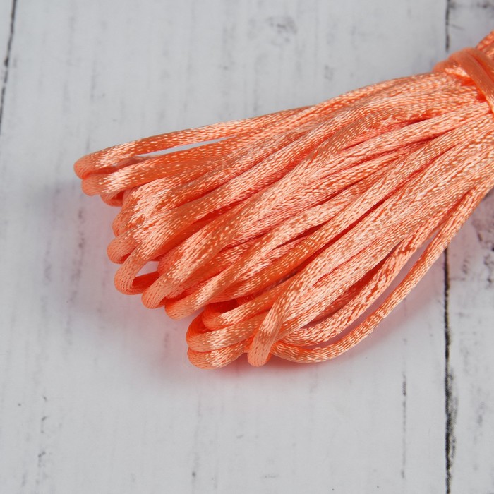 Нить для плетения, d=3мм, 10±1м, цвет №73 персиковый