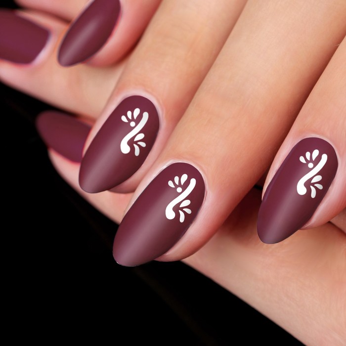 Трафареты для ногтей "Вьюнок", 10шт