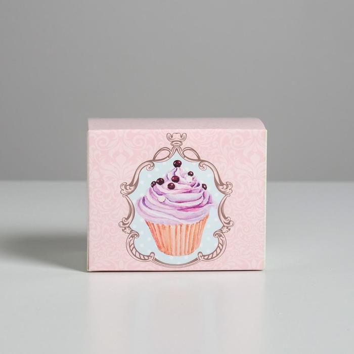 Коробочка для сладостей «Любимое пирожное», 10 х 8 х 7 см