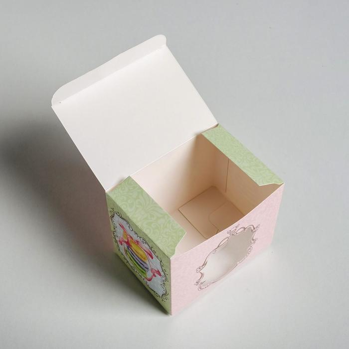 Коробочка для сладостей «Любимое пирожное», 10 х 8 х 7 см