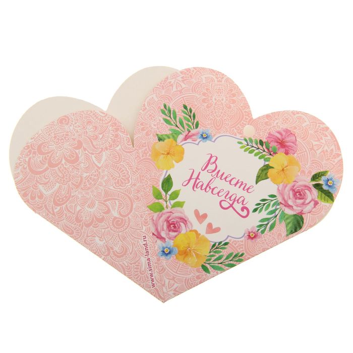 Бонбоньерка свадебная «Вместе навсегда», 11 х 12 см