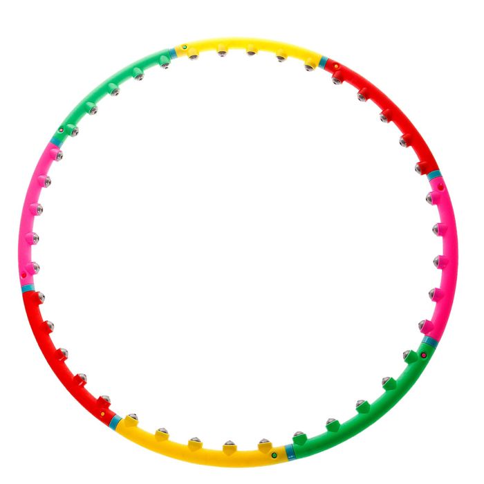 обруч с роликами магнитными малыми d=98 см (d ролика=2 см) в пакете