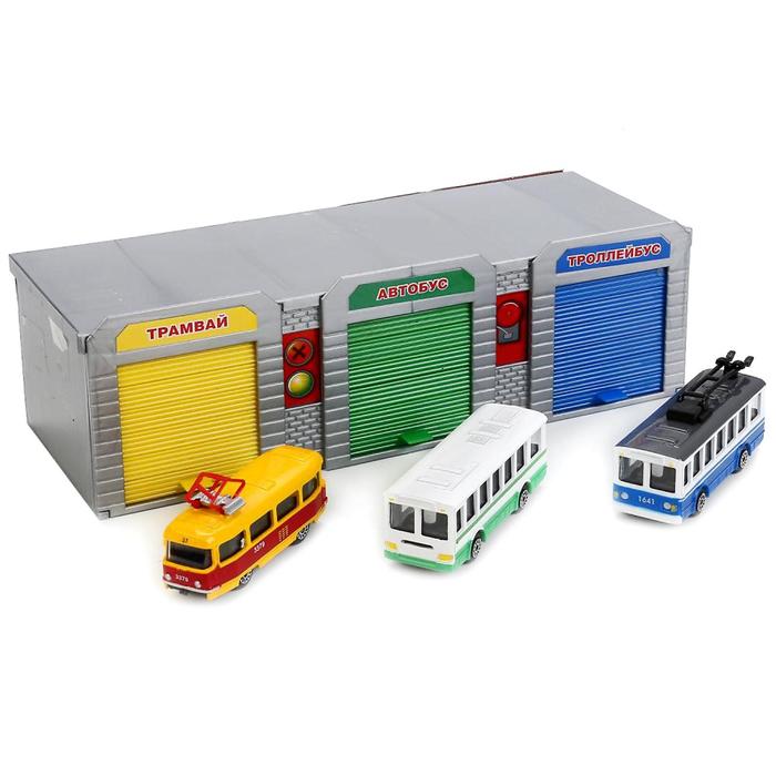 Игровой набор «Городской транспортный парк», масштаб 1:72